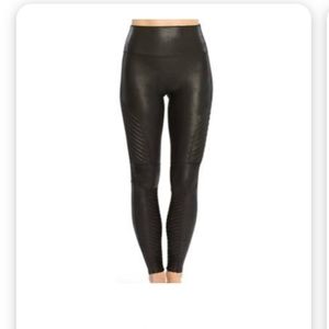 SPANX Moto Faux leather leggings
